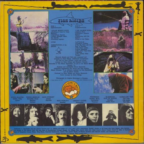 Steve Hillage Fish Rising - 1st UK vinyl LP album (LP record